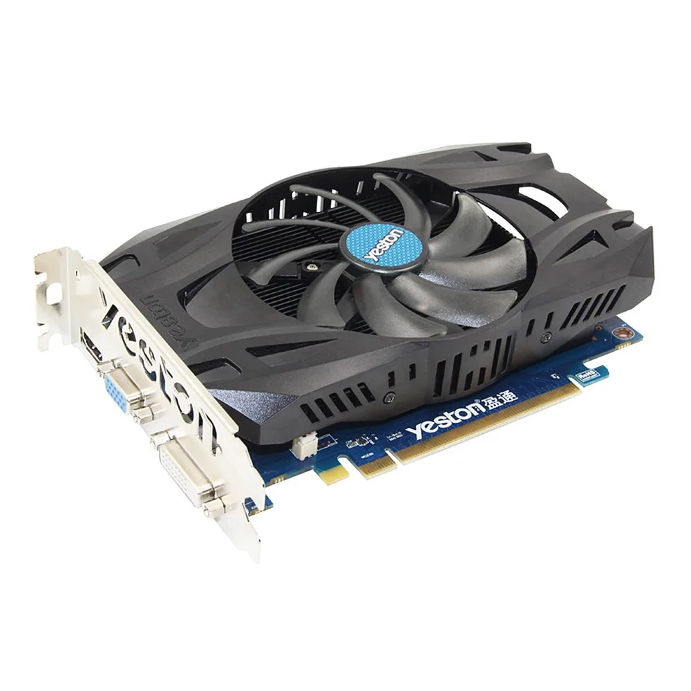 Yeston Radeon R7 350 GPU 4 ГБ GDDR5 Видеокарты 128bit игровой настольный компьютер PC Поддержка