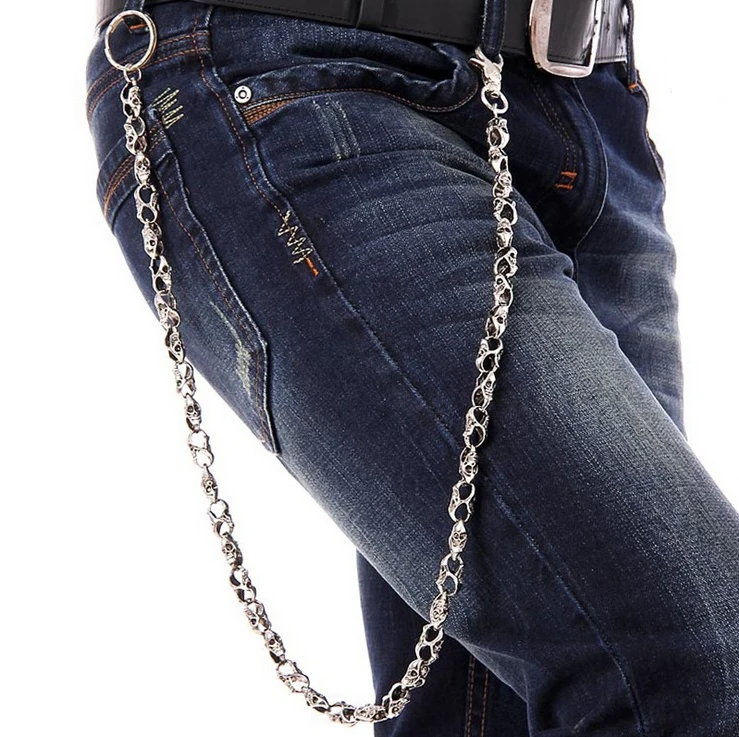 Skull Pant Chains Fashion Waist Belt Accessories Men Hip hop Street