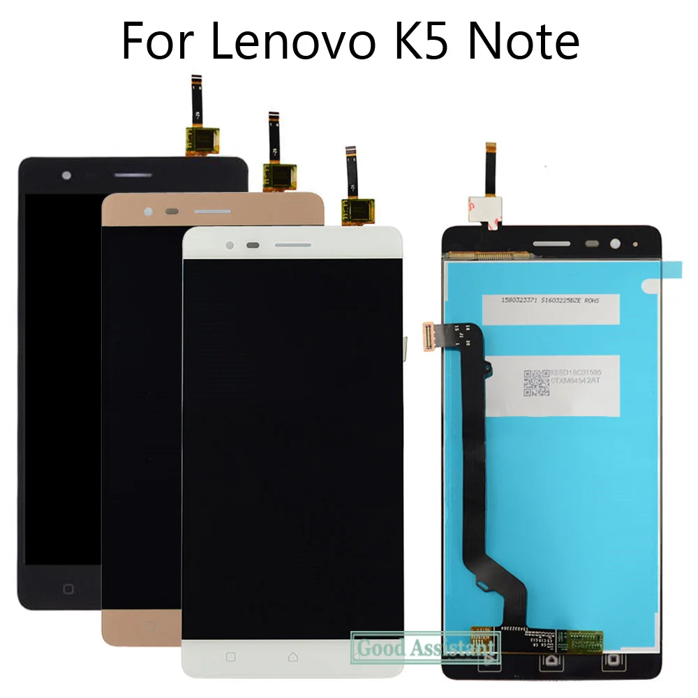 

High Quality For Lenovo K5 Note A7020 A7020a48 K52t38 k52e78 Full LCD DIsplay + Touch Screen Digitizer Assembly Free Shipping