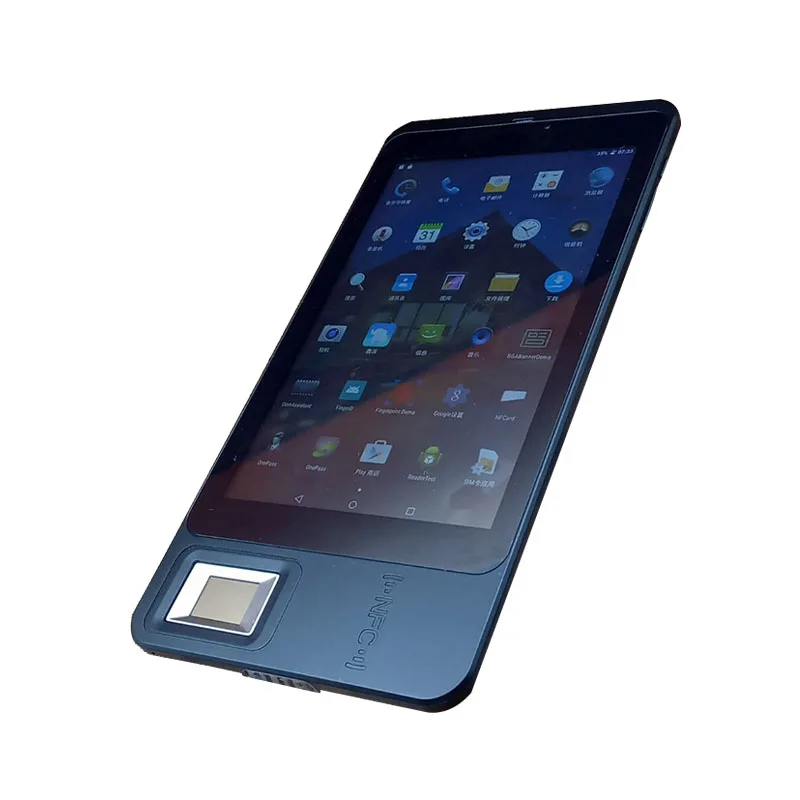 Clearance Portable 7 inch Android 5.1 Fingerprint Tablet with NFC Card Reader GPS Web Cloud Attendance Android Fingerprint Reader Scanner 4