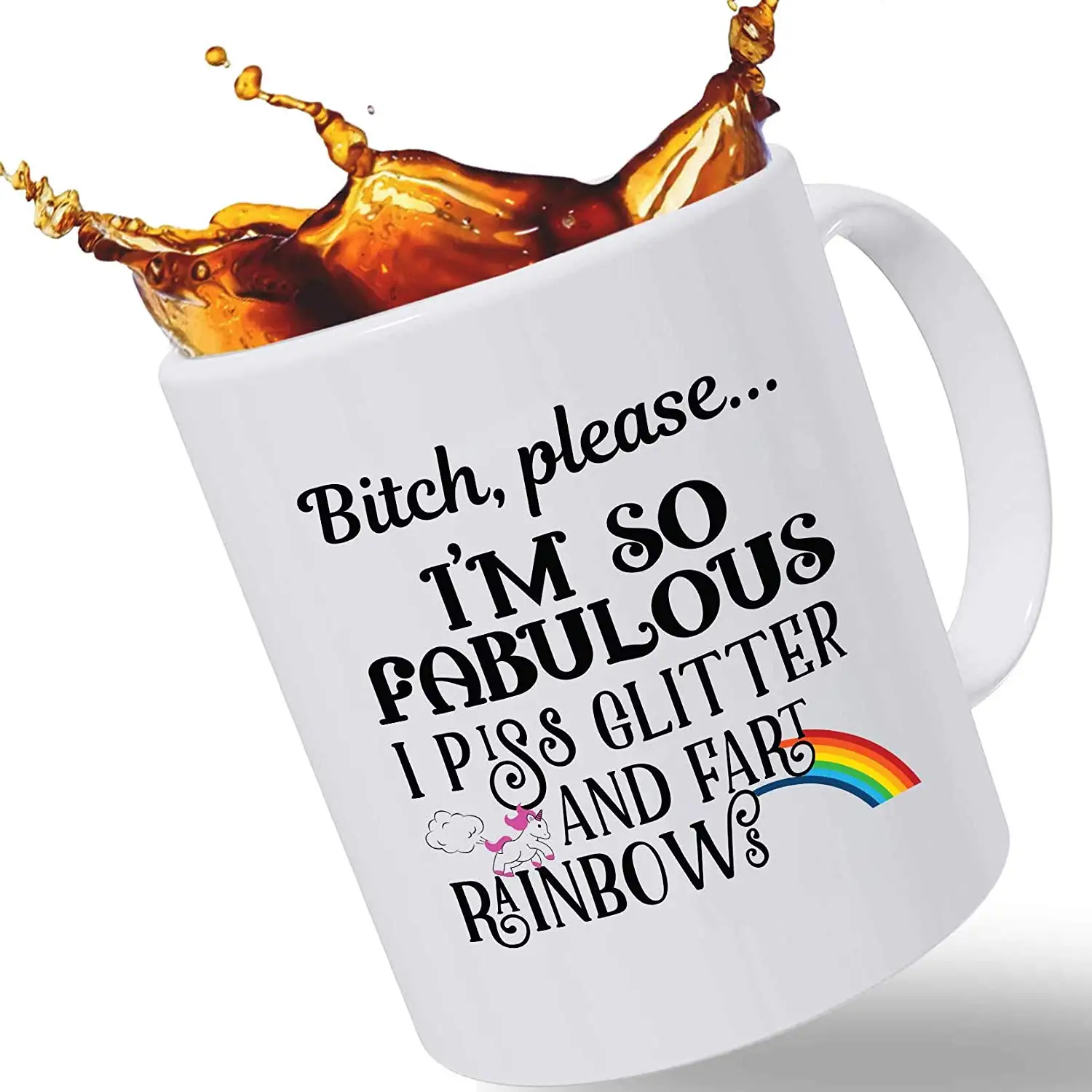 

Best Unicorn Funny Mugs Gift Bch Please I'm So Fabulous Funny Unicorn Coffee Mug
