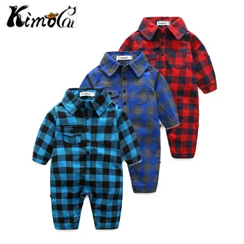 

Kimocat Newborn Gentleman baby boys spring baby Rompers soft Baby Boys romper warm fleece Baby Jumpsuit for kids boys Costumes