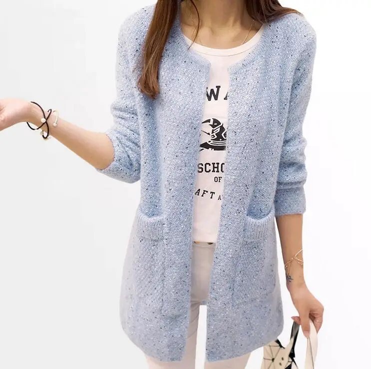 

6 Colors Women Winter Sweaters Cardigans Long Sleeve Fashion Knitted Tops Sweaters Female Tricot Women Clothes