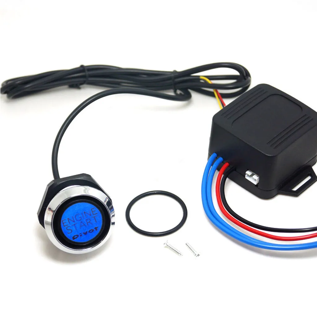 

Car Engine Safety System Push Button Intelligent Engine Push Ignition Lock Start Ignition Switch Car One Button Start Switch