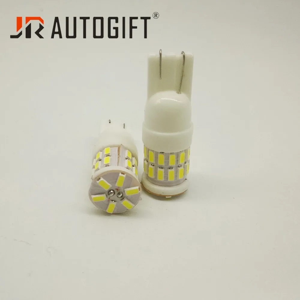 100 шт. Новое поступление T10 w5w Автомобильный светодиодный 3014 30 smd Автомобильные аксессуары сигнальные огни керамический светодиодный светильник авто лампы Белый 12 в автомобильный Стайлинг
