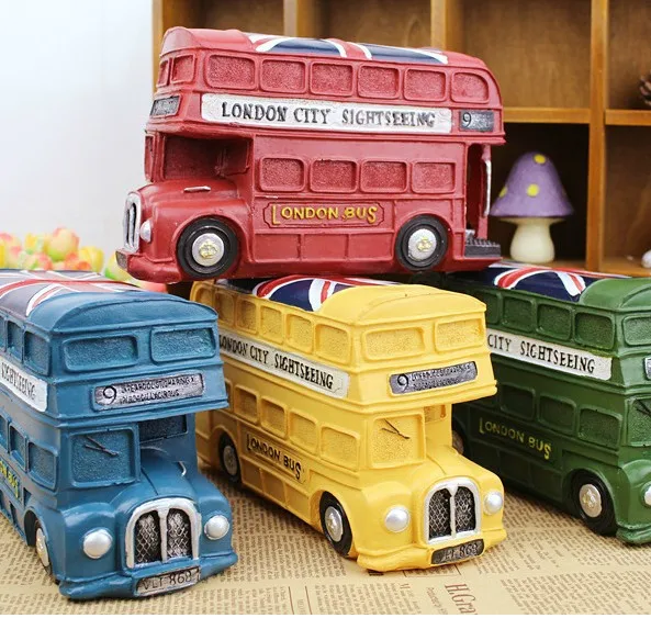 school bus piggy bank