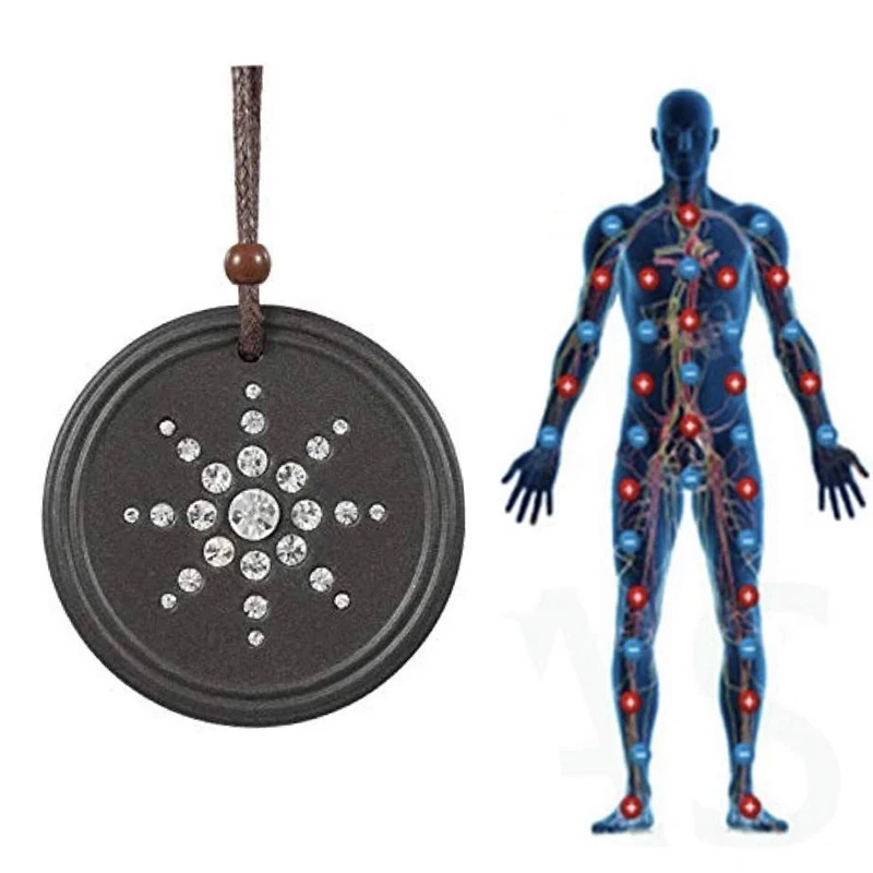 

Anti EMF Radiation Protection Power Pendant Energy Necklace Scalar 2019 Women Men Power Magnetic Field Therapy Necklaces