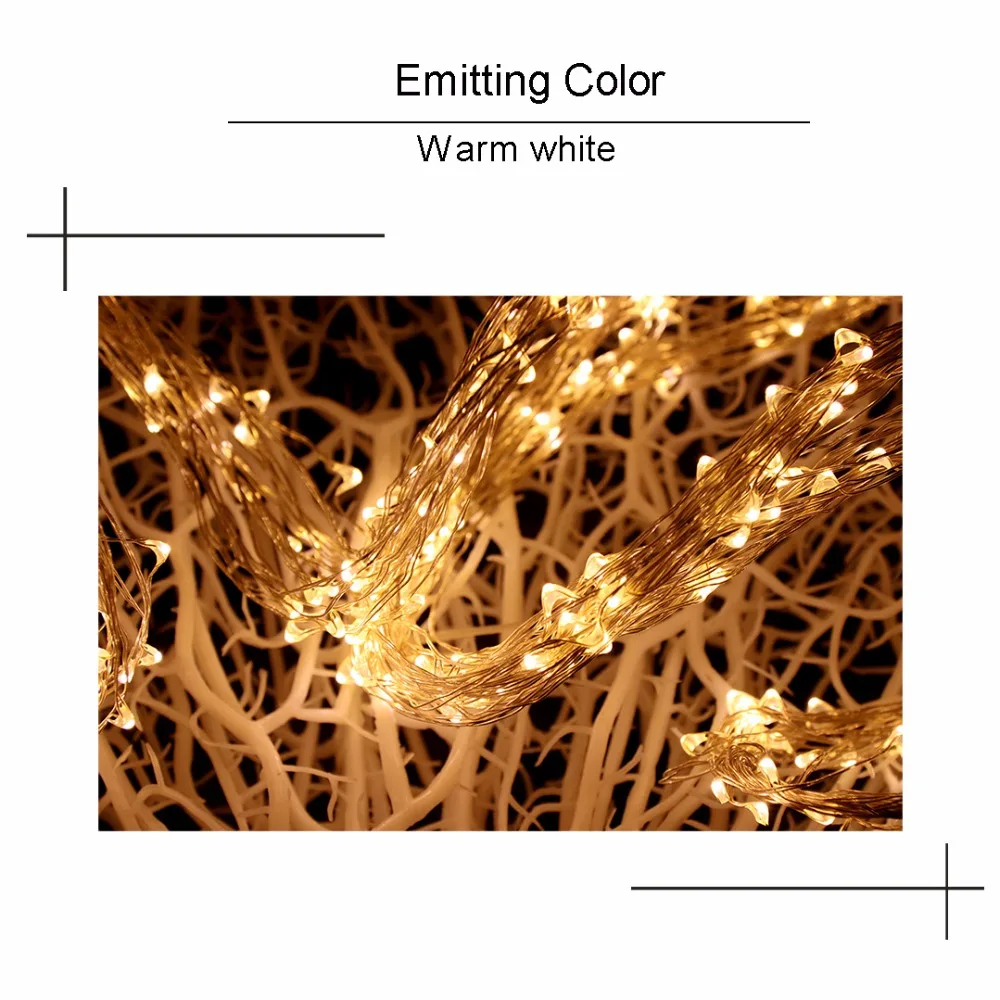 Дерево светодиодный свет Строка Праздничные огни Гарланд Фея Свадьба Рамадан Дивали Новогоднее украшение DC12V 20*2 м 380 светодиодный