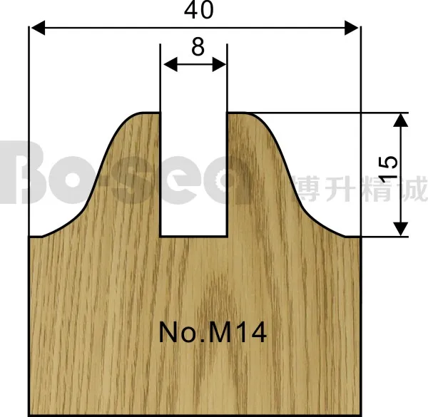 5 шт./компл. дверная рама резак для деревообработки 3 шт.-паз 2pcs-Mortise шпинделя машина резак Бо-море - Длина режущей кромки: M14