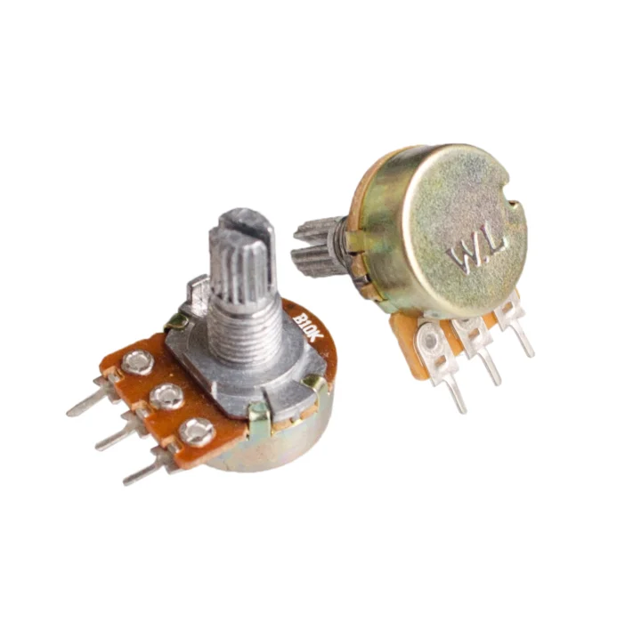 

2PCS High Quality WH148 B10K Linear Potentiometer 15mm Shaft