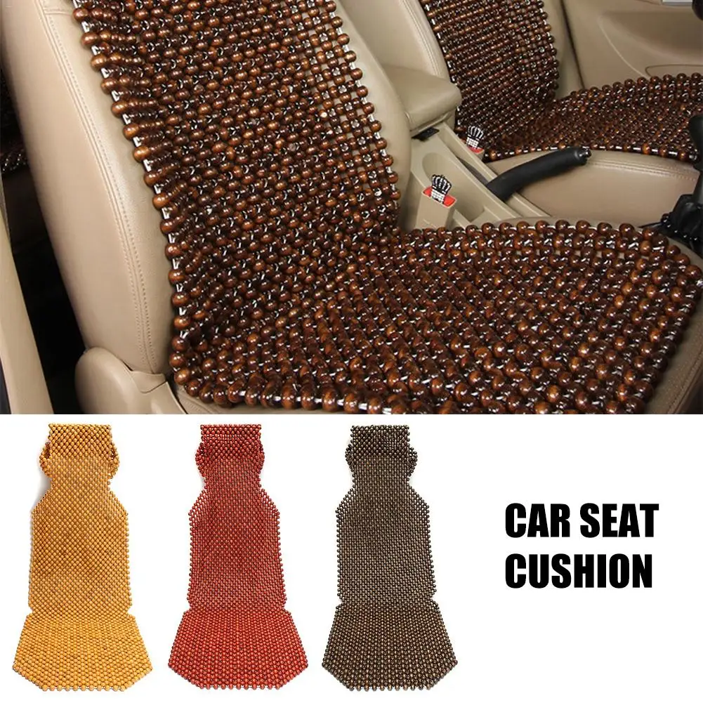 

Summer Cool Wood Wooden Bead Seat Cover Massage Auto Car Cushion Chair Cover 45 x 130CM