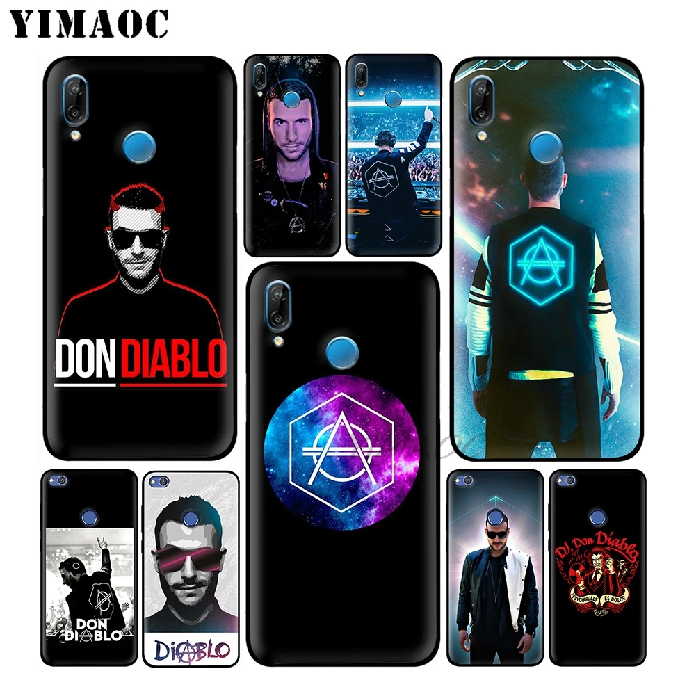 

YIMAOC Don Diablo DJ Soft Case for Huawei Honor Mate 20 9X Note 10 Pro 8X 8 6A 7A 7X 7C Y9 Y7 Y6 Prime 2018 2017 View 20