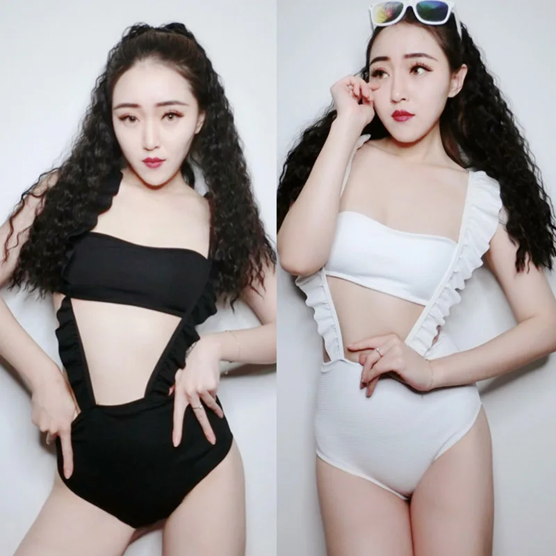  New Jazz Dance Costume Women Sexy Clothing Nightclub Female Singer Party Bikini Suit GoGo Dancer Pe