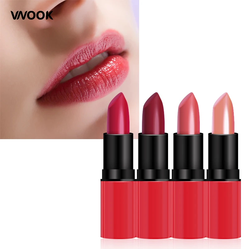 Brand Batom Matte Lipstick Sexy Beauty Long Lasting Waterproof Lip Stick Moisturizer Red Lips Mate Korean Makeup Set |