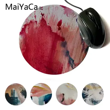 

MaiYaCa Vibrant Minimal Abstract in Pink Red Rose Gold and Blue Anime Mouse Mat Soft Rubber Professional Gaming Mouse Pad