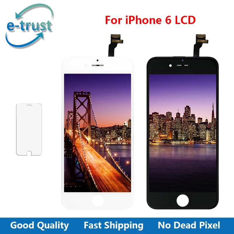 imágenes para La confianza electrónica Alibaba China Highscreen Clon Para iPhone 6 Pantalla Lcd Con Digitalizador Táctil de Cristal Asamblea del Reemplazo + Templado vidrio imágenes para La confianza electrónica Alibaba China Highscreen Clon Para iPhone 6 Pantalla Lcd Con Digitalizador Táctil de Cristal Asamblea del Reemplazo + Templado vidrio