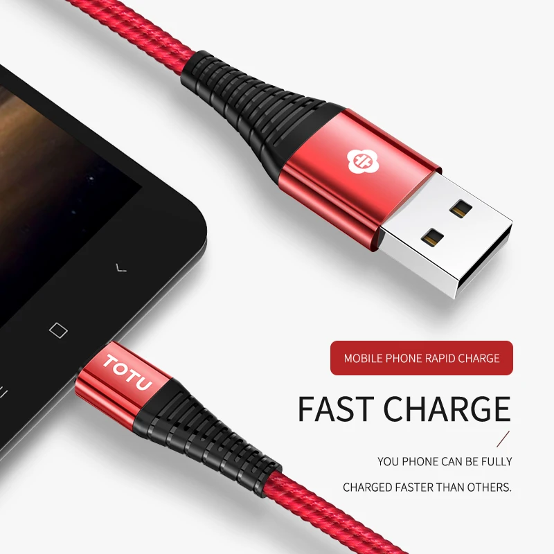 TOTU C-type кабель для быстрой зарядки для Xiaomi USB кабель для зарядки данных для samsung huawei 2.4A type-C USB кабель для передачи данных usb c