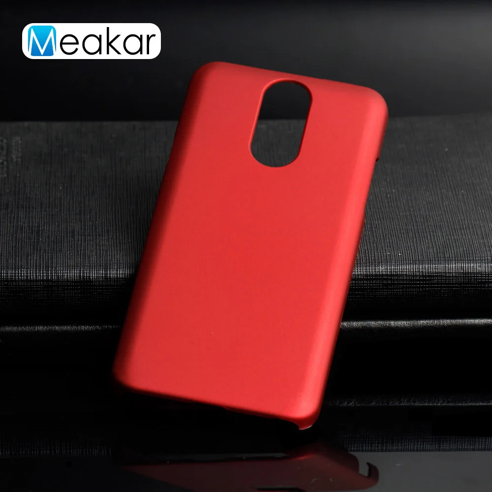 Матовая Пластик Coque 5.5For Lg Q7 чехол для Lg Q7 плюс альфа Q610zm Q610em Q610emw Q610fs Q610nm телефона чехол-лента на заднюю панель - Цвет: Red