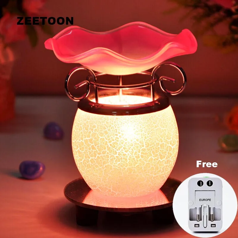 Electric Essential Oil lamp Dimming Perfume Diffuser Glass Aromatherapy