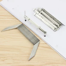 1 упаковка 50 комплектов офисная фурнитура металлические офисные гребни и колючки металлические скоросшиватели Deli 5549