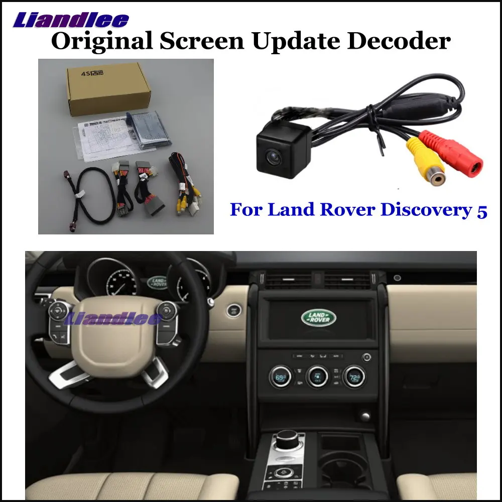 

Liandlee Car Original Screen Update System For Land Rover Discovery 5 Rear Reverse Parking Camera Digital Decoder Display