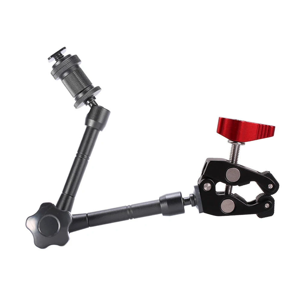 

Super Clamp 11/7 Inch Articulated Magic Arm for Mounting Monitor LED Light LCD Video Flash DSLR Camera Photo studio Accessory