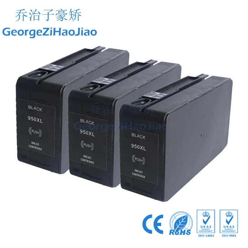 3BK 950XL совместимый для hp 950 XL чернильный картридж Officejet Pro 8600 8610 8615 8620