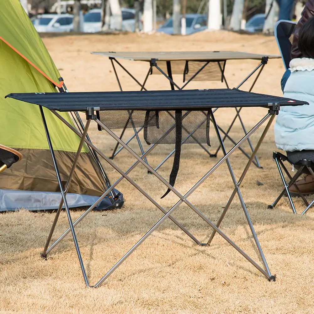 

HobbyLane Outdoor Foldable Table Aluminium Alloy Light Weight Portable Table for Camping