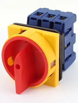 

SZD11-63 AC 660V 63A ON/OFF 2 Positions 3 Phase Rotary Cam Changeover Switch