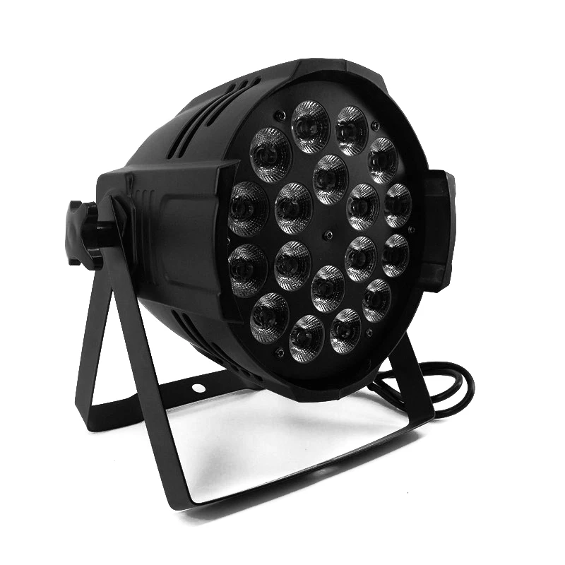 

Hot selling Led Par Can 18x18W 6 in 1 RGBWA+UV For Dj Disco Effect Lights Outdoor Wedding Party Waterproof Without Fan No Noise