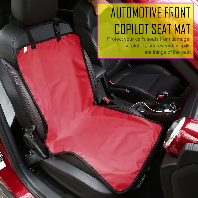 Goedkoop Enkele Zetel Cover Auto Side Seat Waterdichte Pad Fold Dikke Mat Reizen Rijden Seat Cover Pet Supply Hond Autostoel beschermen Mat