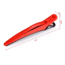 Заколки для волос шпильки для волос Парикмахерские 6 шт. ABS зубчатый Аллигатор вогнутые с зубьями заколки для волос новые самодельные цветы Женская мода Apr18