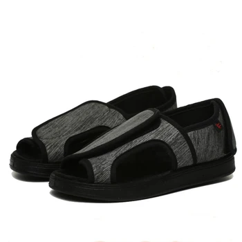 

Middle And Old People Hallux valgus Widen Adjustable Sandal Feet Swelling Wide Fat Thumb Deformation Diabetes Widen Cloth Shoes