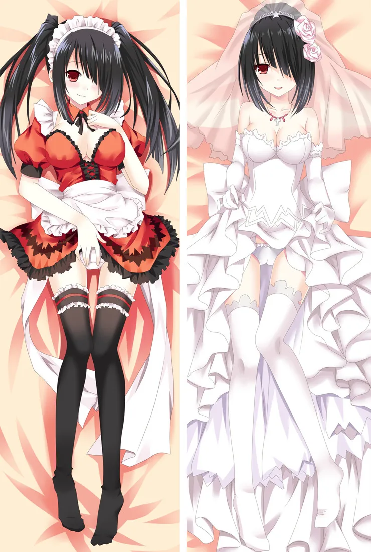  Hot Japanese Anime DATE A LIVE Tokisaki Kurumi Hugging body Pillow Cover Case Bedding Dakimakura Pi