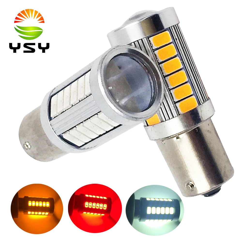 YSY 10X 1156 BA15S P21W 5630 5730 Светодиодные Автомобильные задние лампы тормозные огни