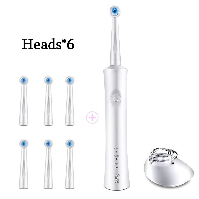 Rotation Electric brush Charging Toothbrush brushes 6-12 pcs Replacement Heads children adult teethbrushes Inductive charging