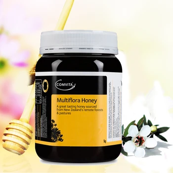 

Original NewZealand Comvita Multiflora Honey 1kg Super Premium Honey for Digestive Health Respiratory System Cough Sooth Throat