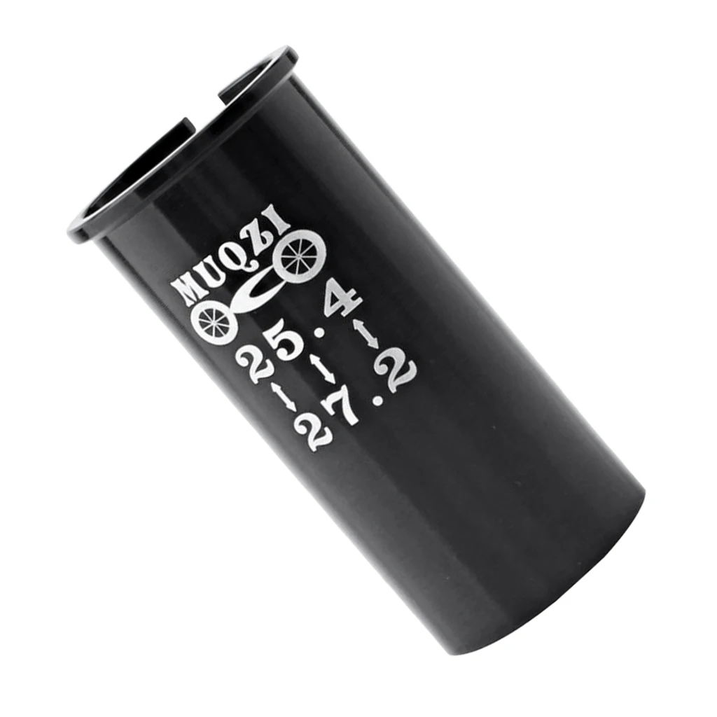 Seatpost Sleeve Shim 25.4mm to 27.2mm Seat Tube Aluminium Alloy Seatpost Convert 65mm Bicycle Parts