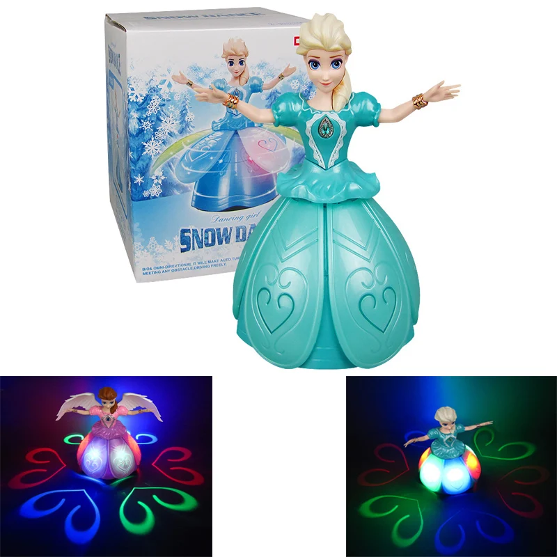 Dancing Princess Doll Toy For Girls With LED Light And Music Toddler Girl Toys 