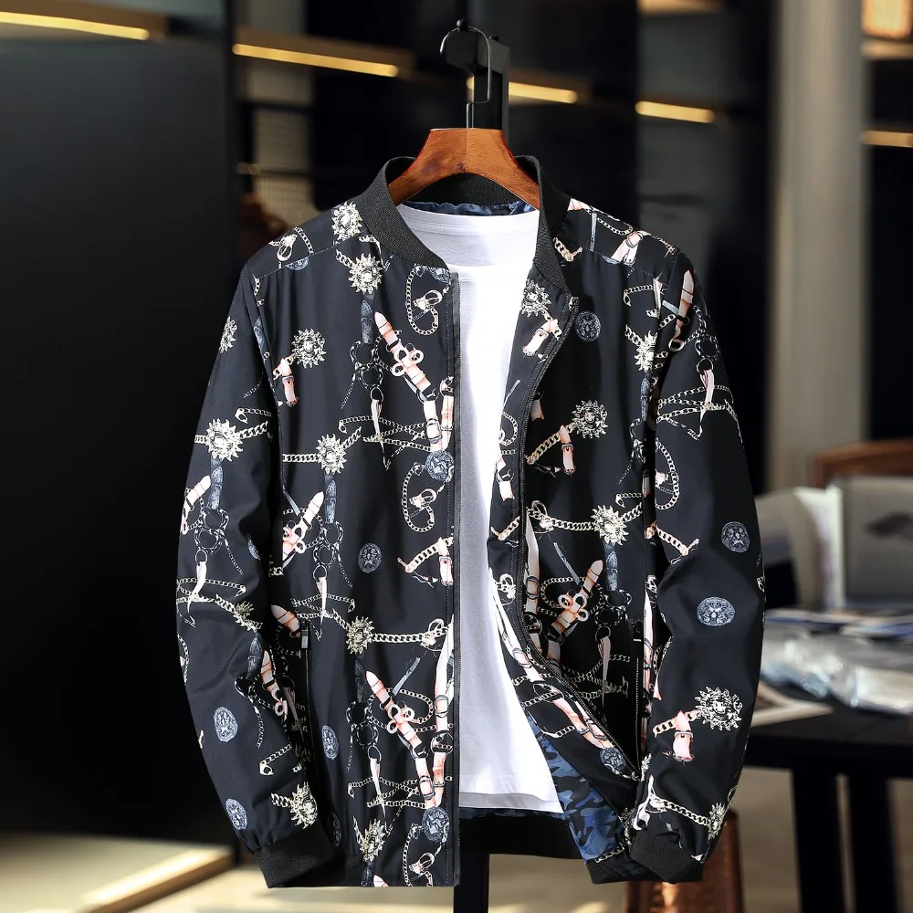 b new arrival men fashion super large coat men's Print Windbreak Camouflage Jacket casual plus size 4XL 5XL 6XL 7XL 8XL 9XL 