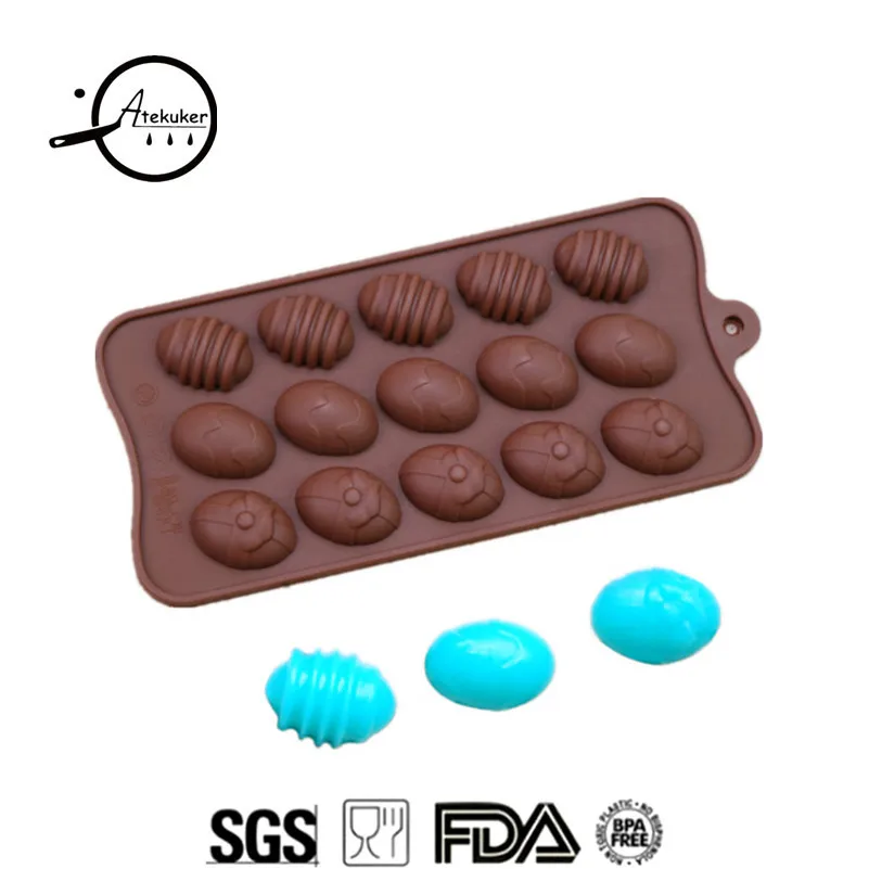 Chocolate Baking Mould for parties Cake Decoration Egg Shape Silicone Cake Mould