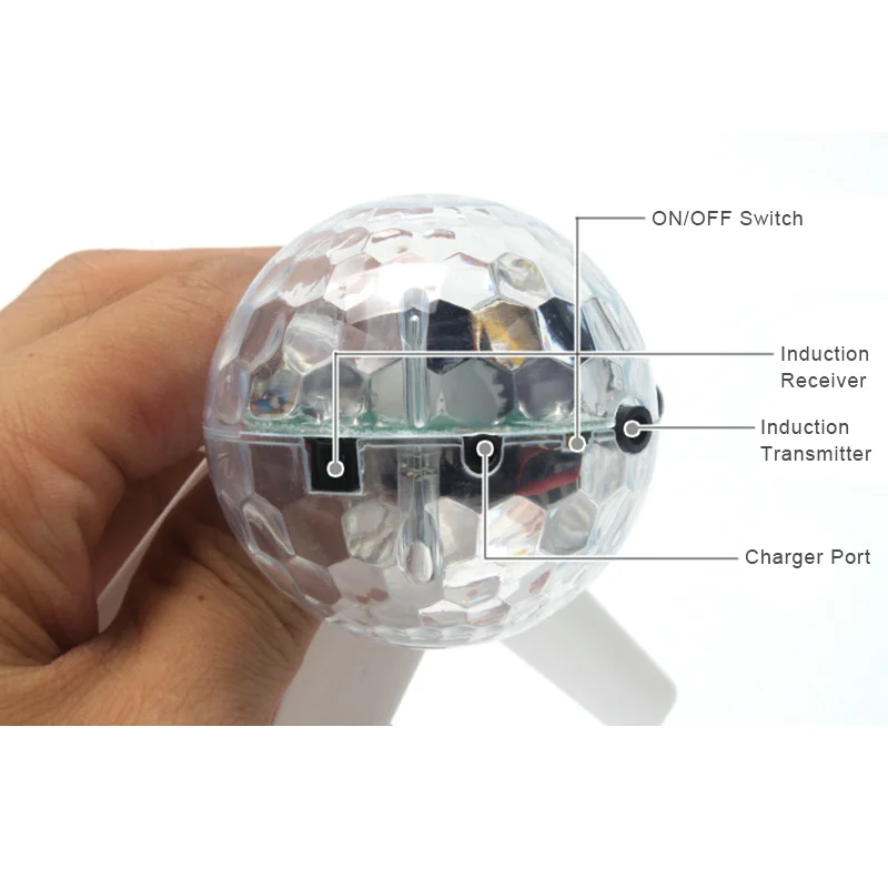 Летающие светодиодные игрушки RC красочный хрустальный шар летательный аппарат