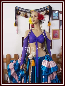 

Transparent thin belly danc Vcollar choli short top 60 C915-16