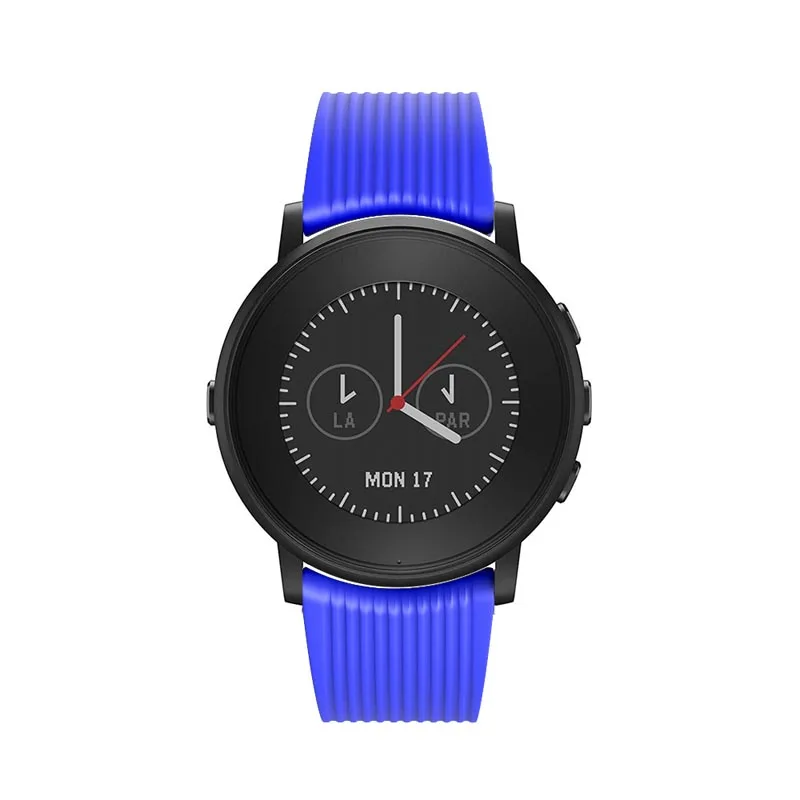 Quick Release силиконовый ремешок Замена для Pebble Time круглые часы 20 мм TU