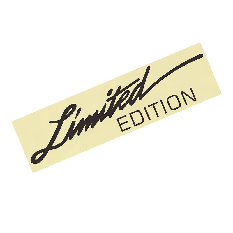 Car Sticker 3D 14CM*3.5CM LIMITED EDITION Creative Vinyl Sticker On Car Stickers and Decals Window Sticker Car-styling Decal