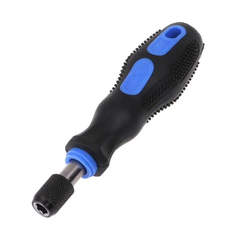 

Multi-function 1/4" 6.35mm Non-slip Dismountable Screwdriver Handle With Soft Rubber