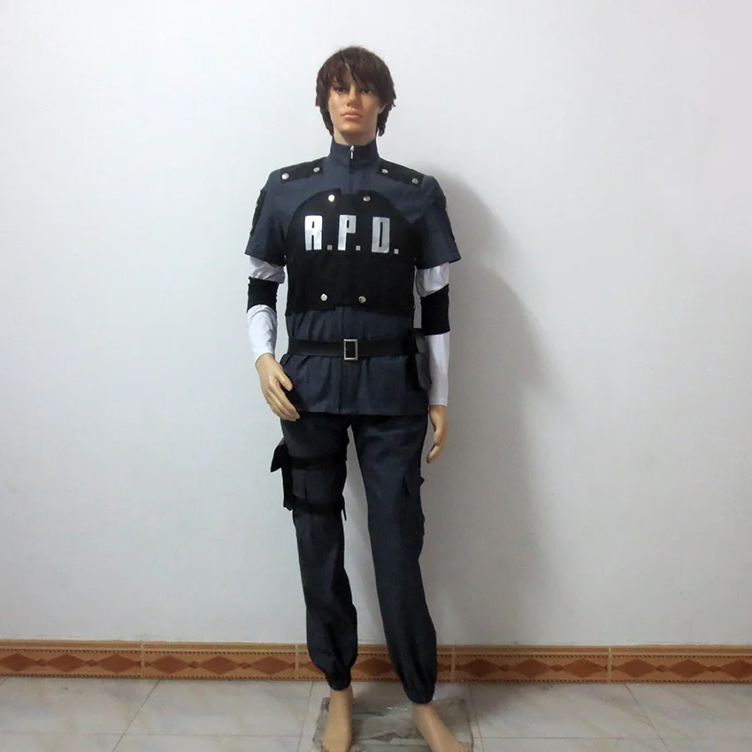 Косплей Костюм Leon Scott Kennedy RPD униформа для рождественской вечеринки костюм