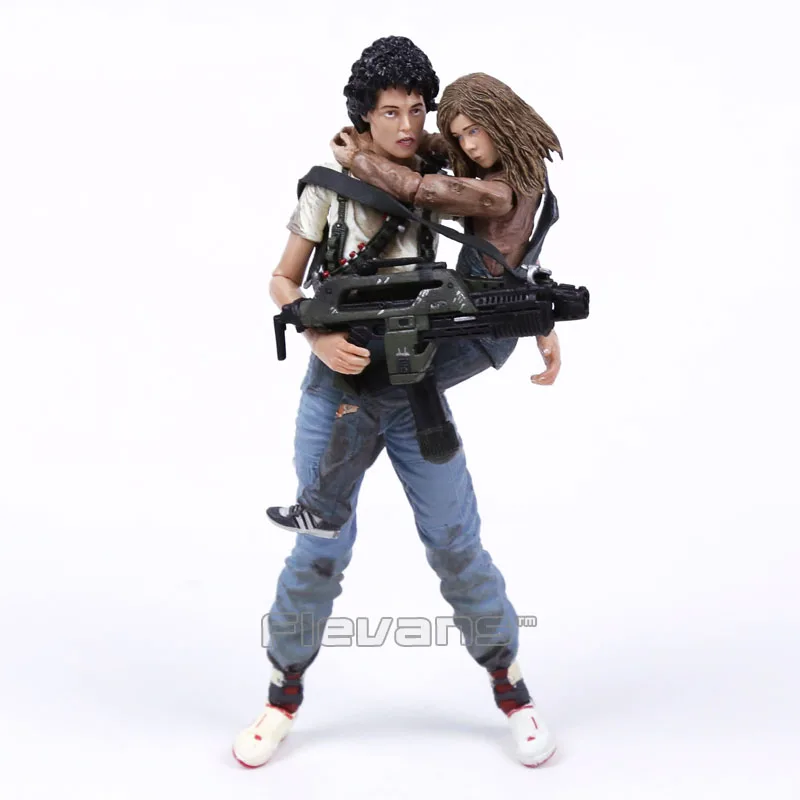 

NECA Alien 2 This time it's war Ellen Ripley & Newt 30th Anniversary PVC Action Figure Collectible Model Toy 2-pack 7" 18cm