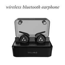 Syllable D900MINI Wireless Bluetooth 4.1 Earphone Stereo Headset Handsfree Mini Earbud with Mic noise cancelling for smart phone