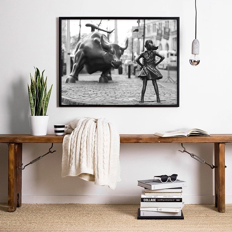Fearless Girl Canvas Art Painting
